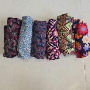 Lularoe Leggings Lot Of 6 Regular Size Floral Geometric Pattern